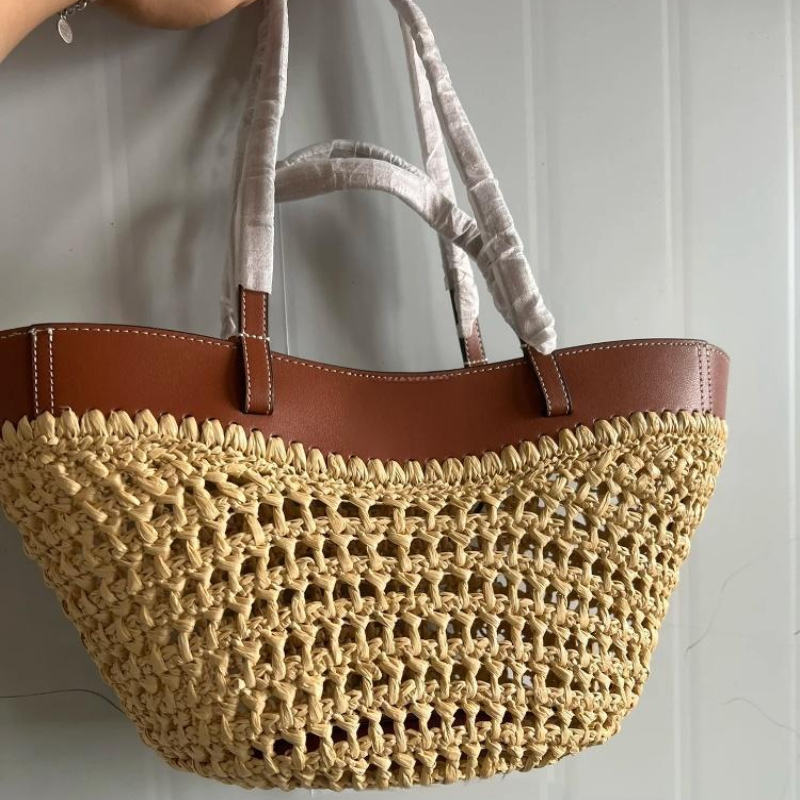 Women Bags On Sale - Bolso de playa tejido hueco de