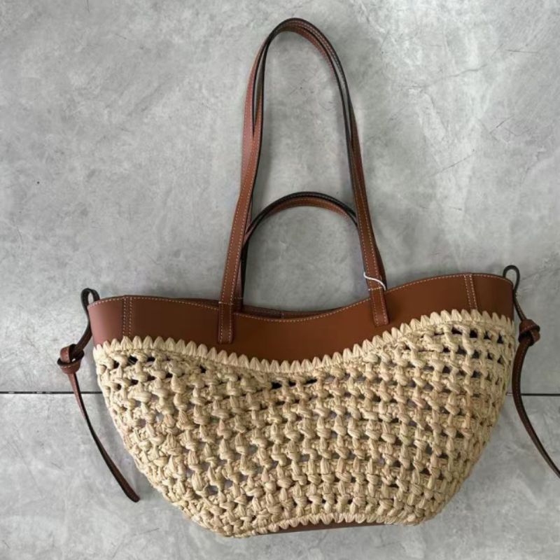 Bolso de playa tejido hueco de - Women Bags On Sale reseña y precio