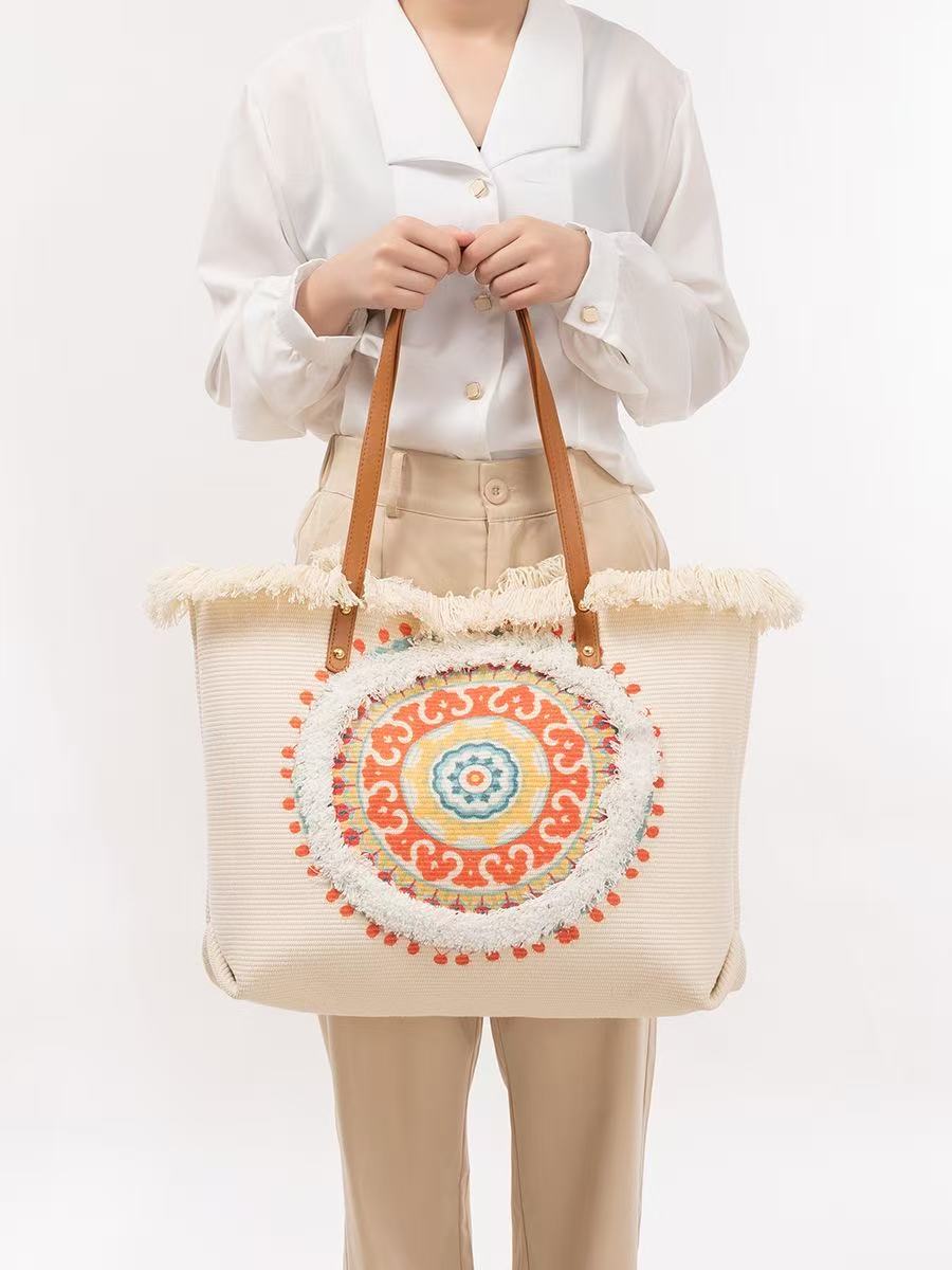 Bolso de mano de rafia con par - Women'S Raffia Bags reseña y precio