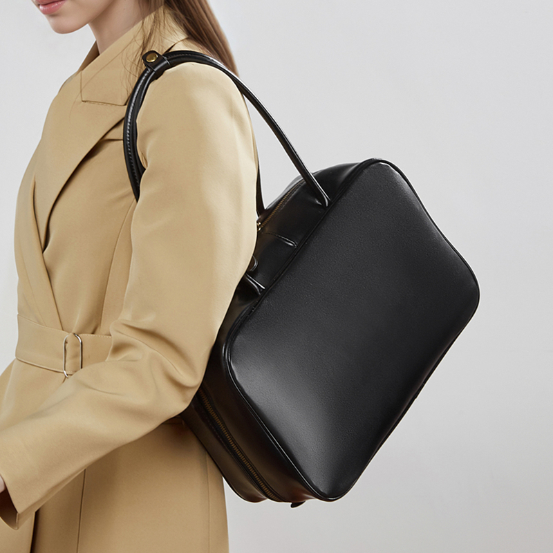 BURMINSA Bolso Boston de cuero - Women Hand Bags For Office reseña y precio