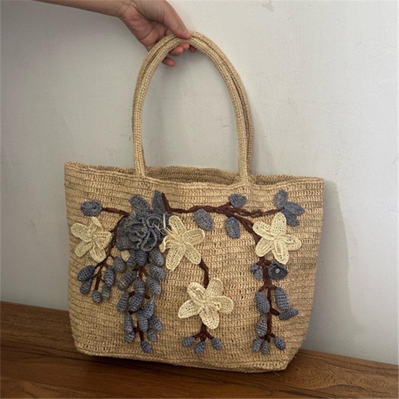 Nuevo Bolso de Rafia Hecho a M - Women'S Raffia Bags reseña y precio