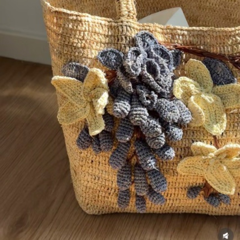 Nuevo Bolso de Rafia Hecho a M - Women'S Raffia Bags reseña y precio