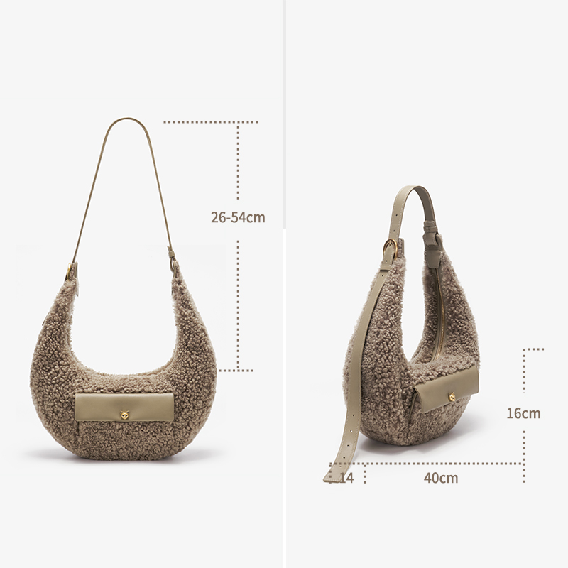 Nuevo bolso Semicircular cruza - Women Bags Branded reseña y precio