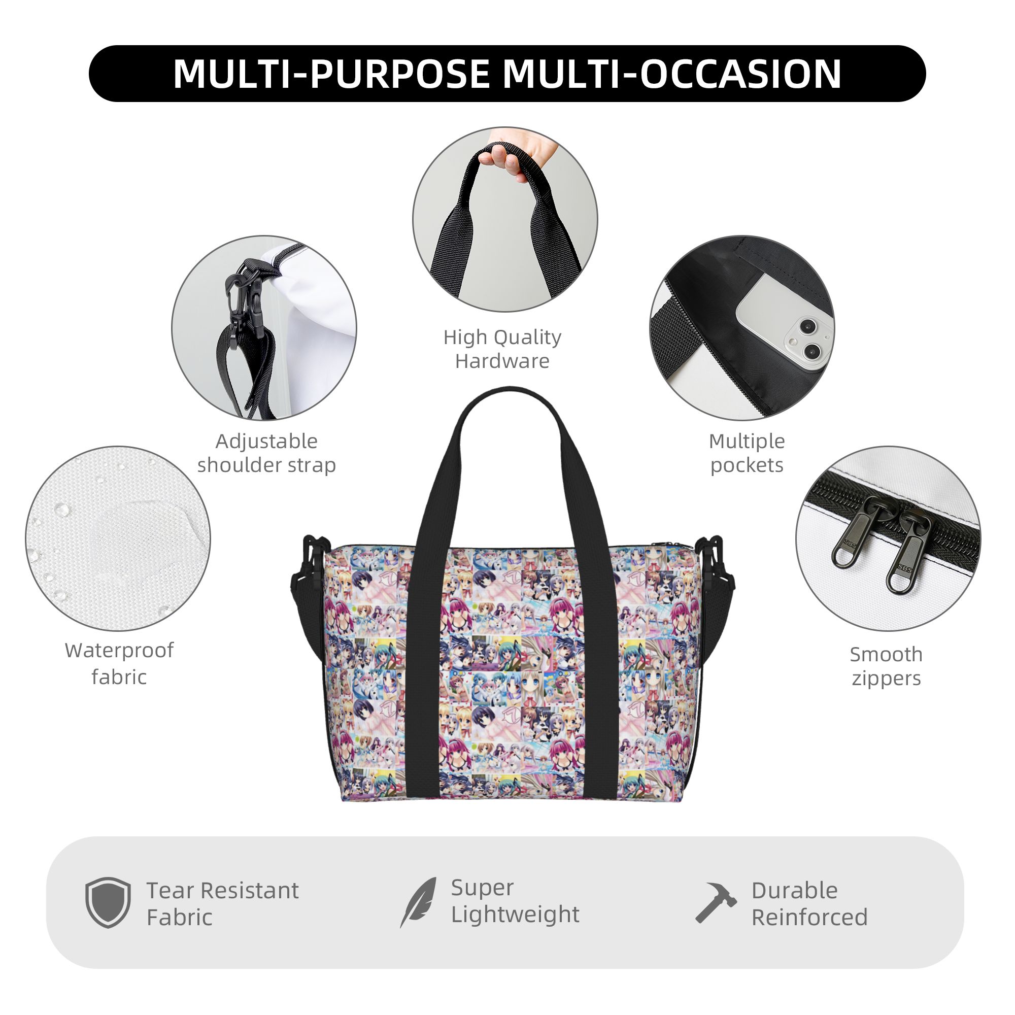 Bolsa Tote Grande Personalizad - Women Bags Ru reseña y precio