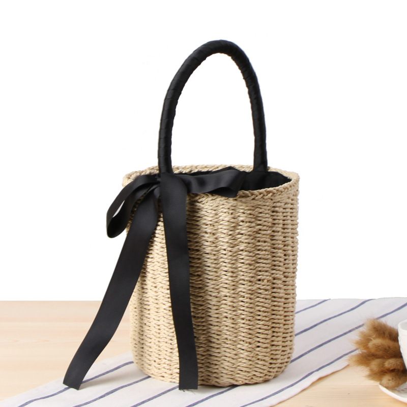 Bolso de paja hecho a mano par - Women'S Raffia Bags reseña y precio