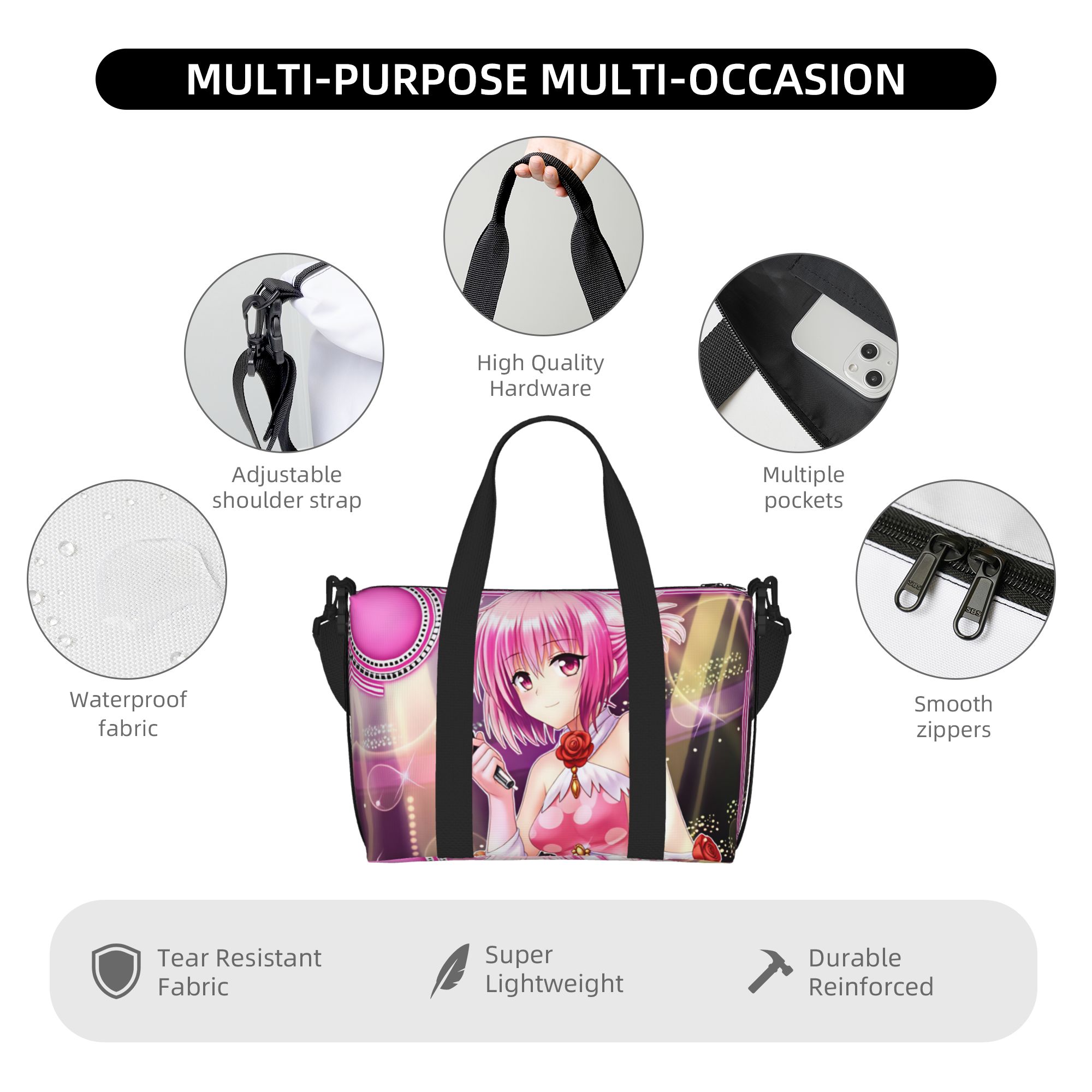Bolsa de playa personalizada M - Women Bags Ru reseña y precio